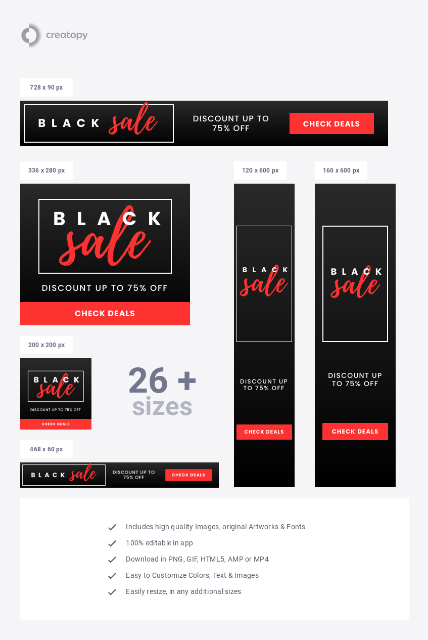 Red Style Black Friday Sale - display