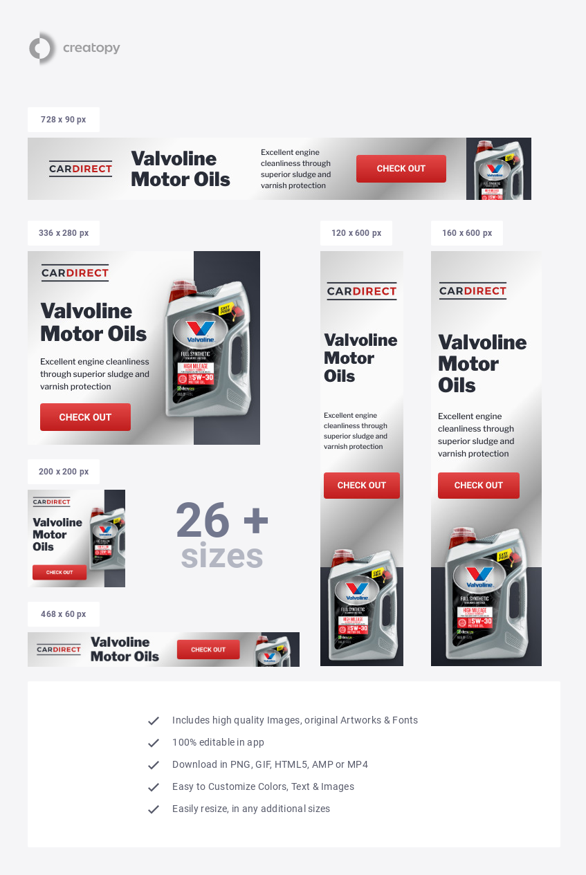 Valvoline Motor Oils Automotive - display