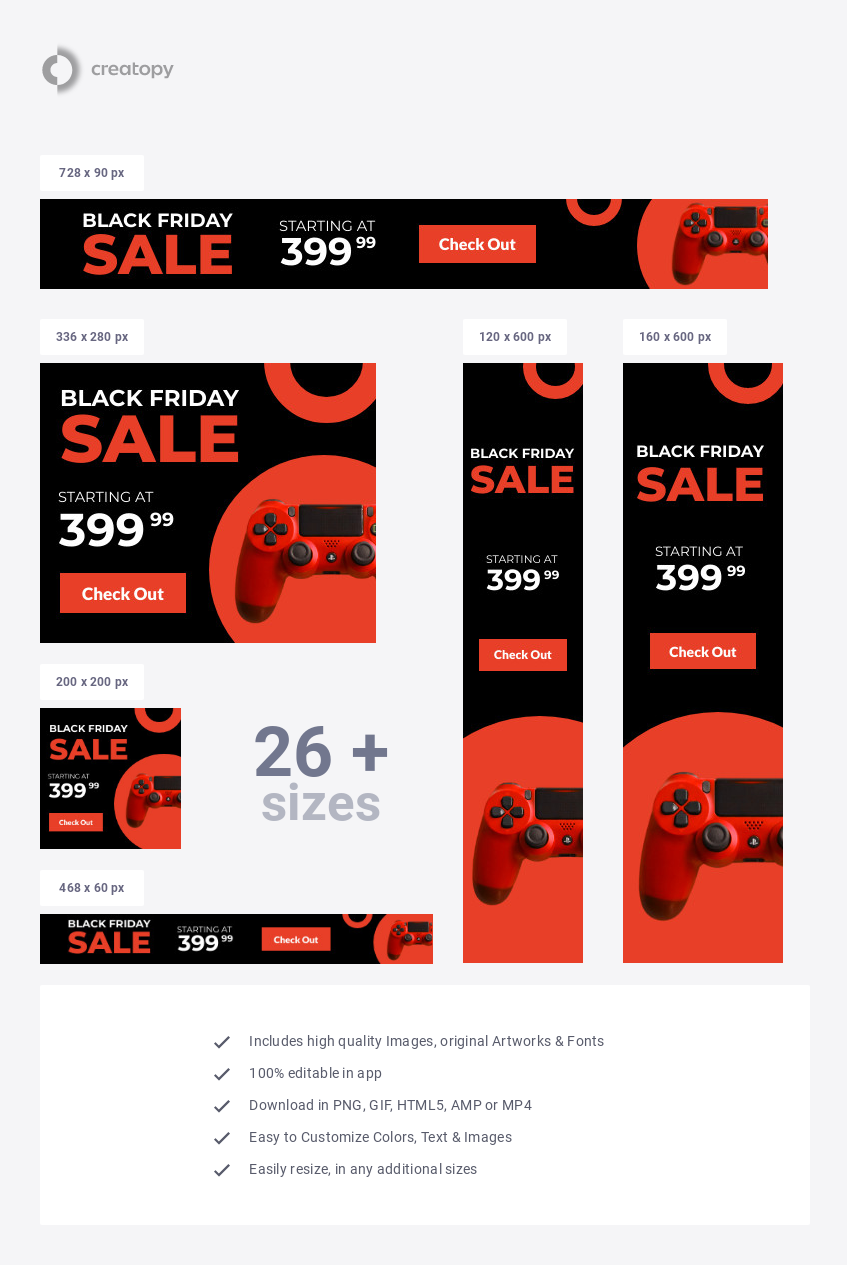 Black Friday Red PS4 PRO Controller - display