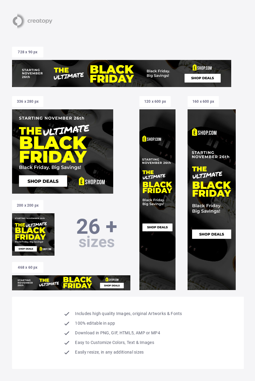 The Ultimate Black Friday Big Savings - display