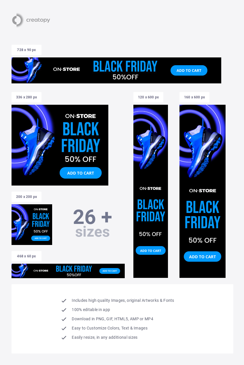 Blue Electric Shoes Black Friday - display