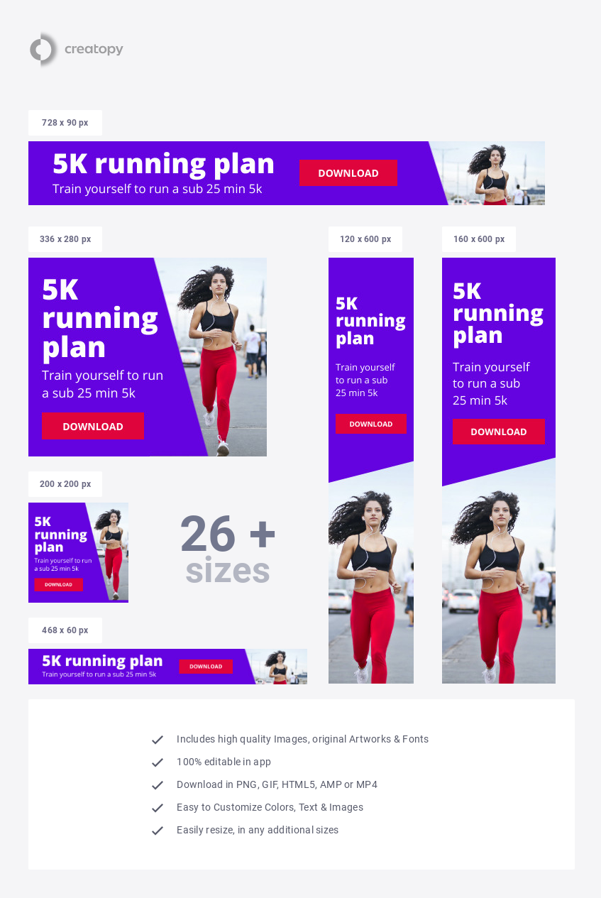 5k Running Plan  - display