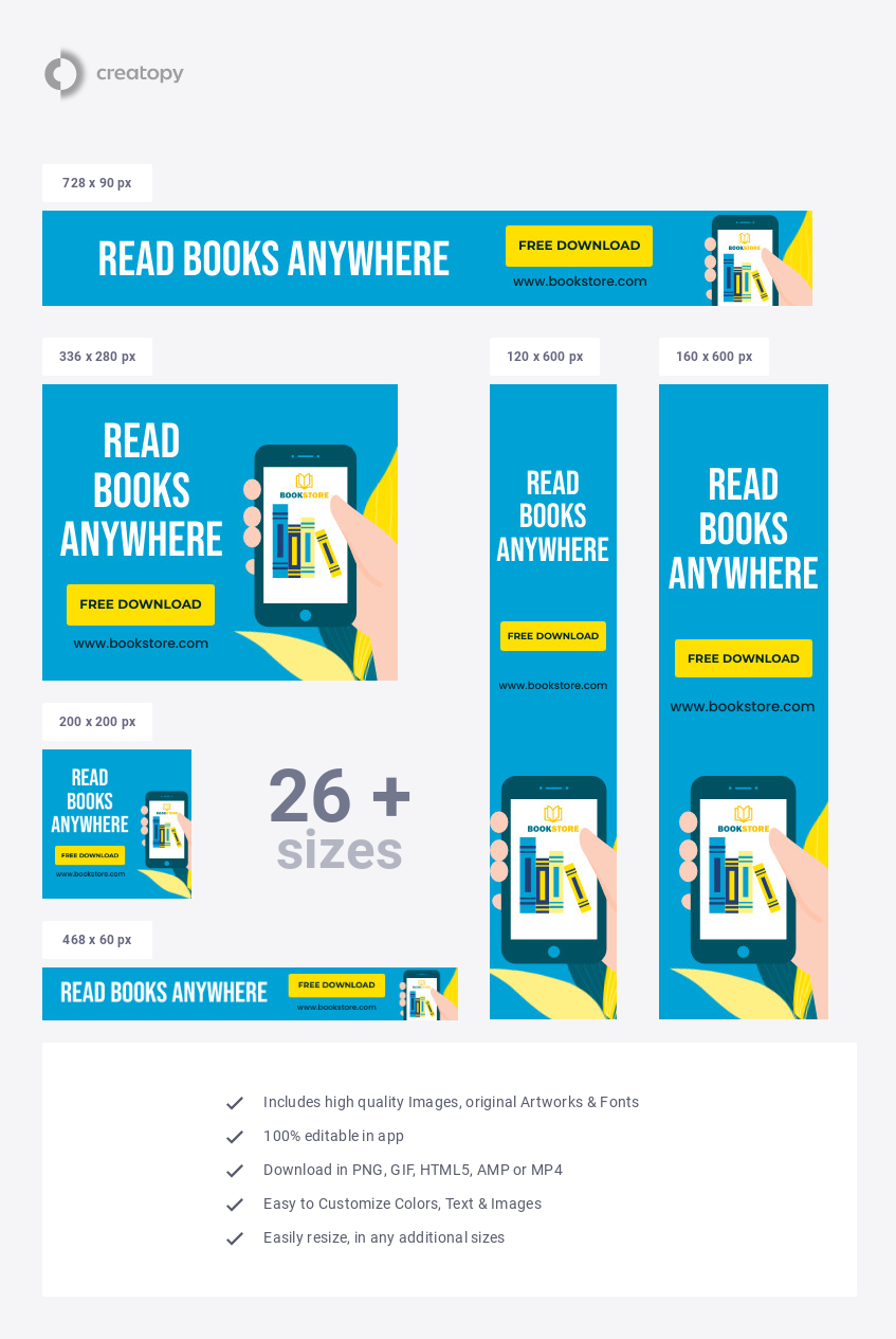 Read Books Anywhere Online - display