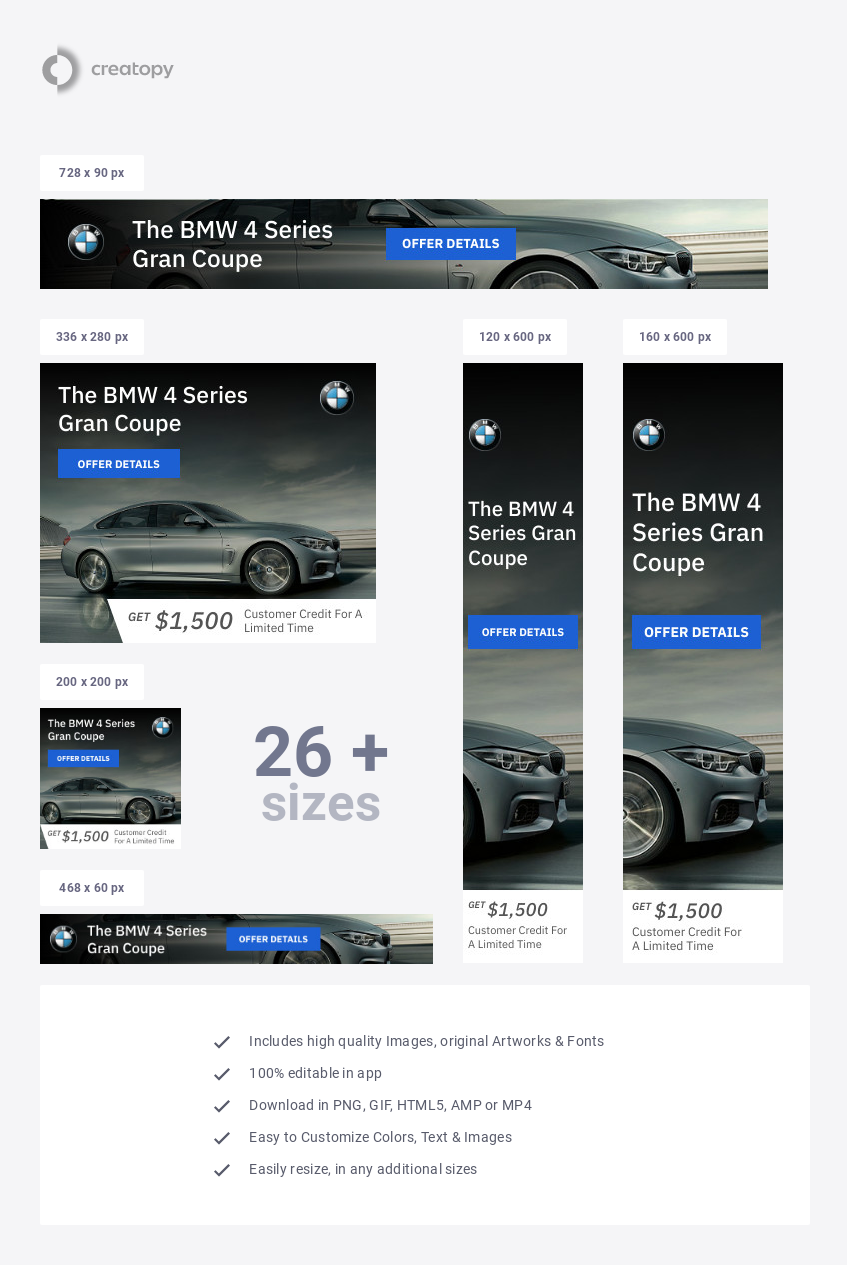 BMW 4 Series Gran Coupe Offer - display