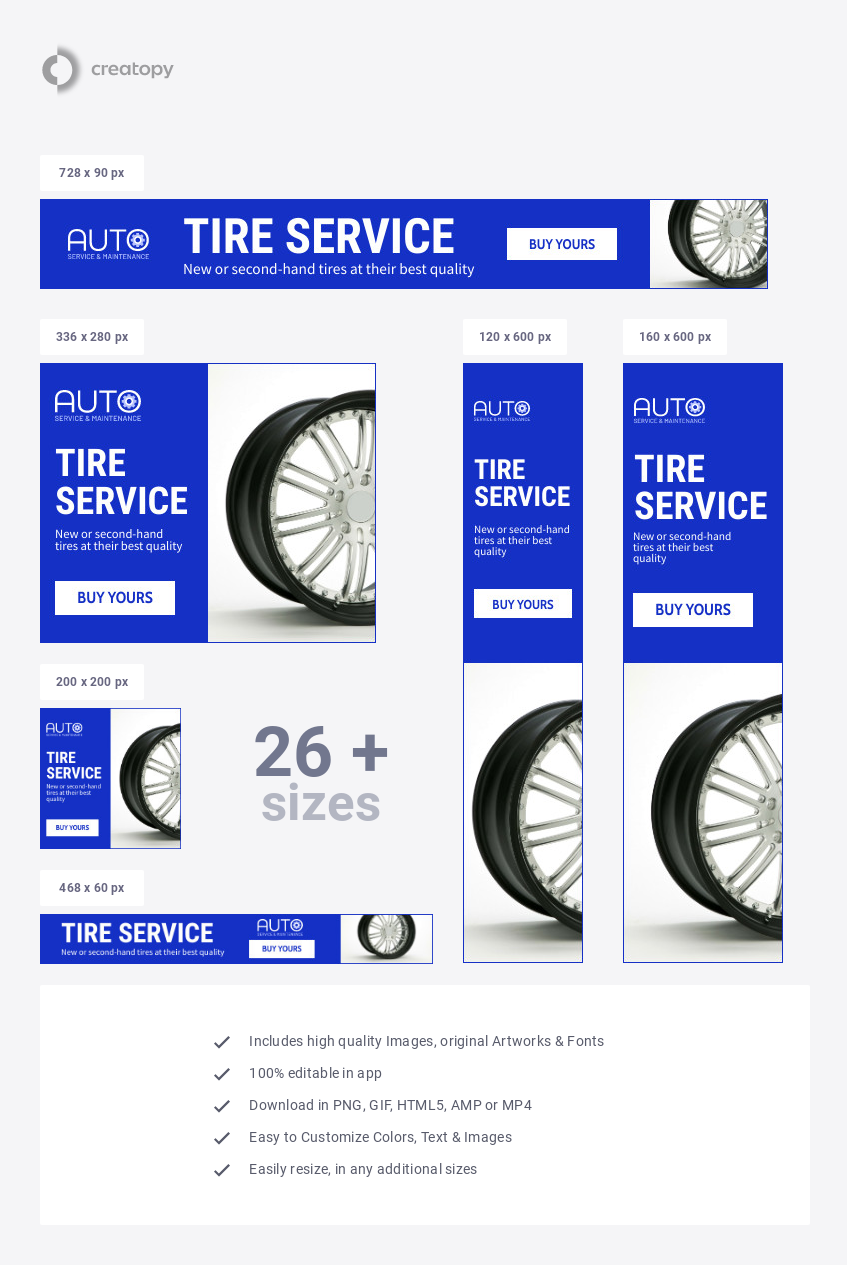 Best Quality Car Tire Service - display