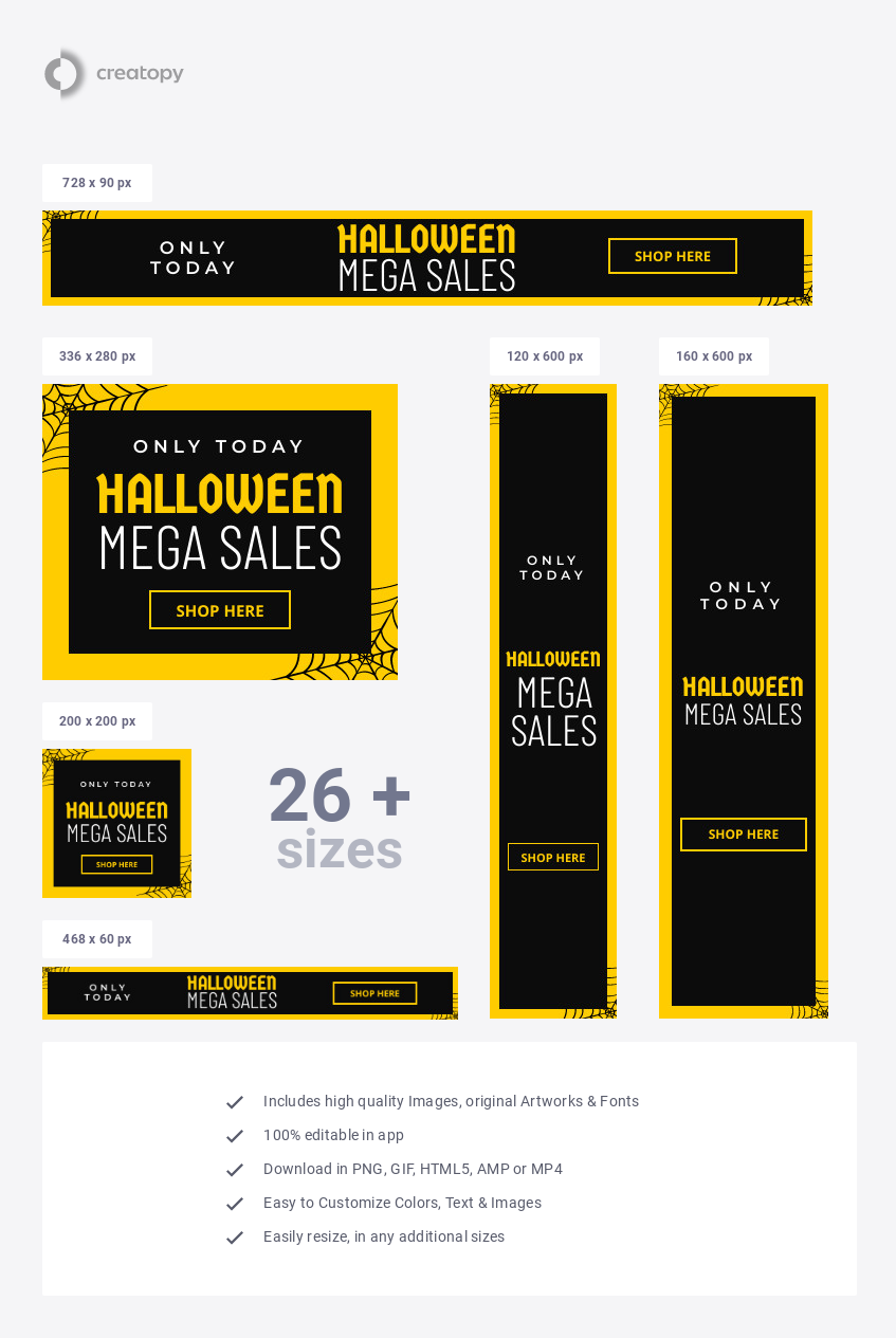 Halloween Mega Sales Only Today - display