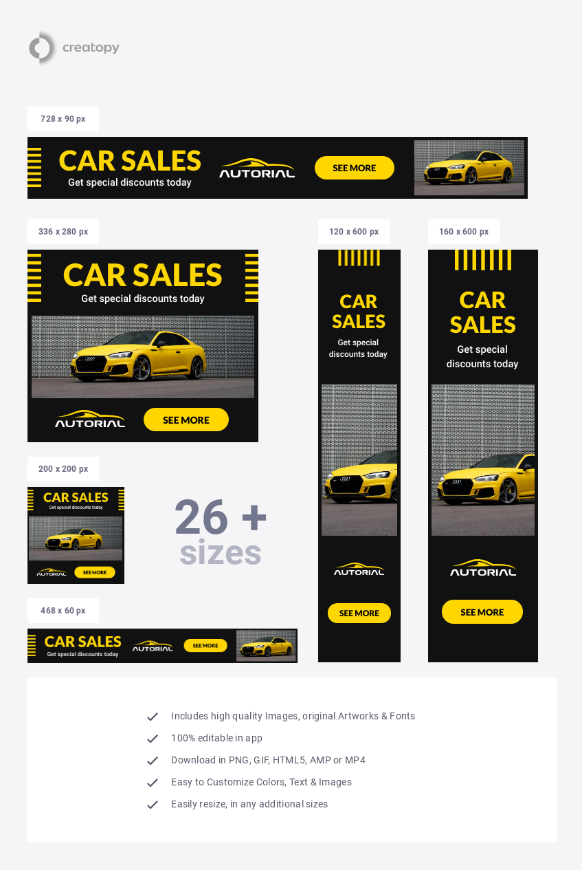 Special Car Sale Discounts - display