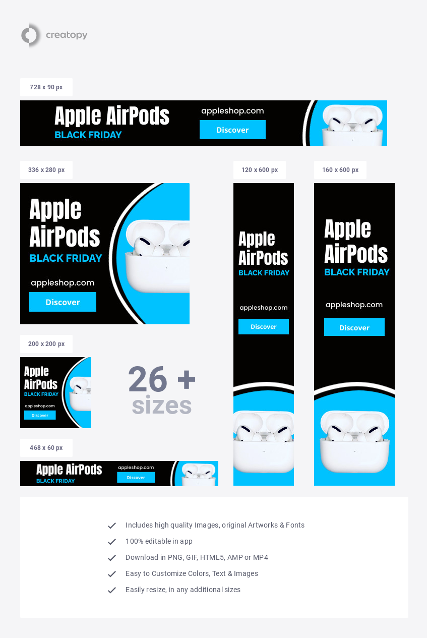 Apple AirPods Black Friday - display
