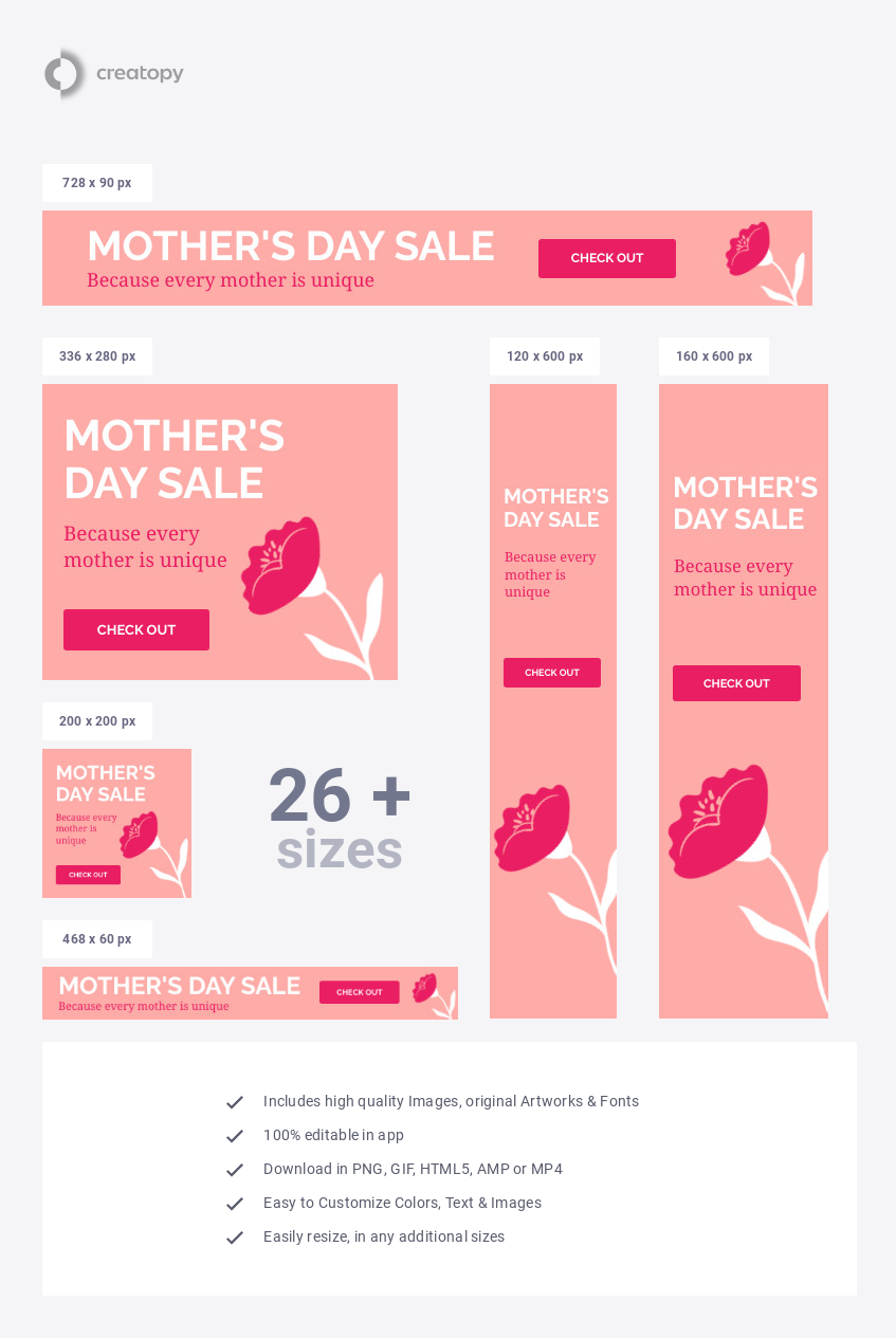Mother's Day Unique Sale - display