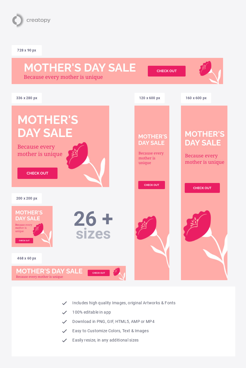 Luxury Flower Delivery Ad Template - Creatopy