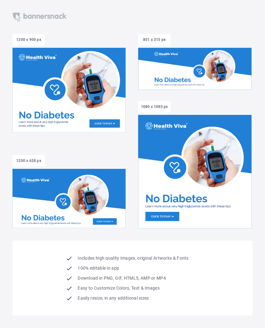 No Diabetes Health Tips - social