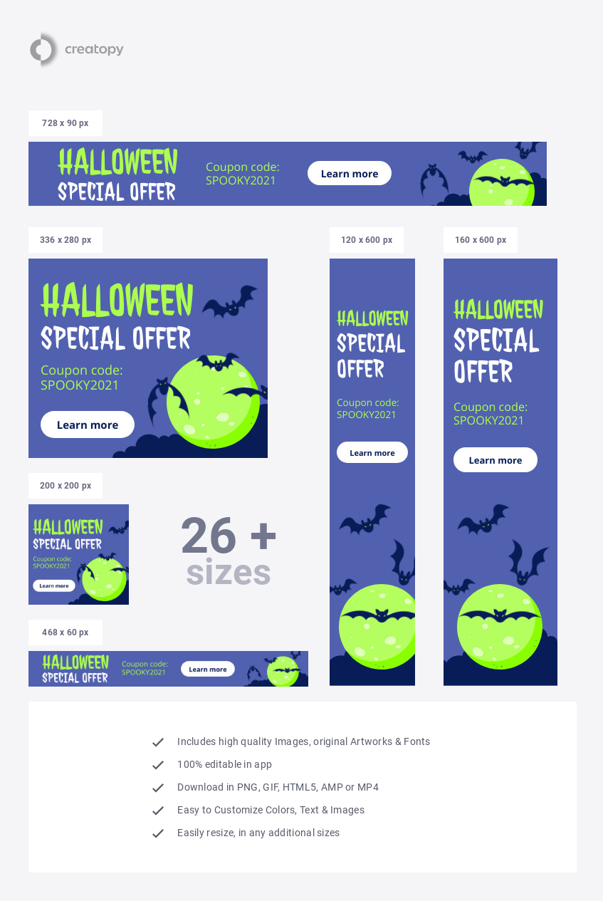 Halloween Special Offer - display