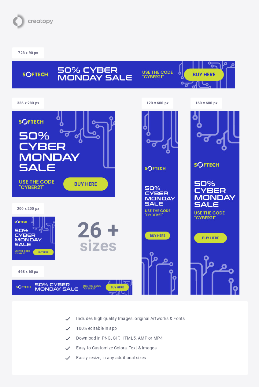 Blue Circuit Sale Cyber Monday - display