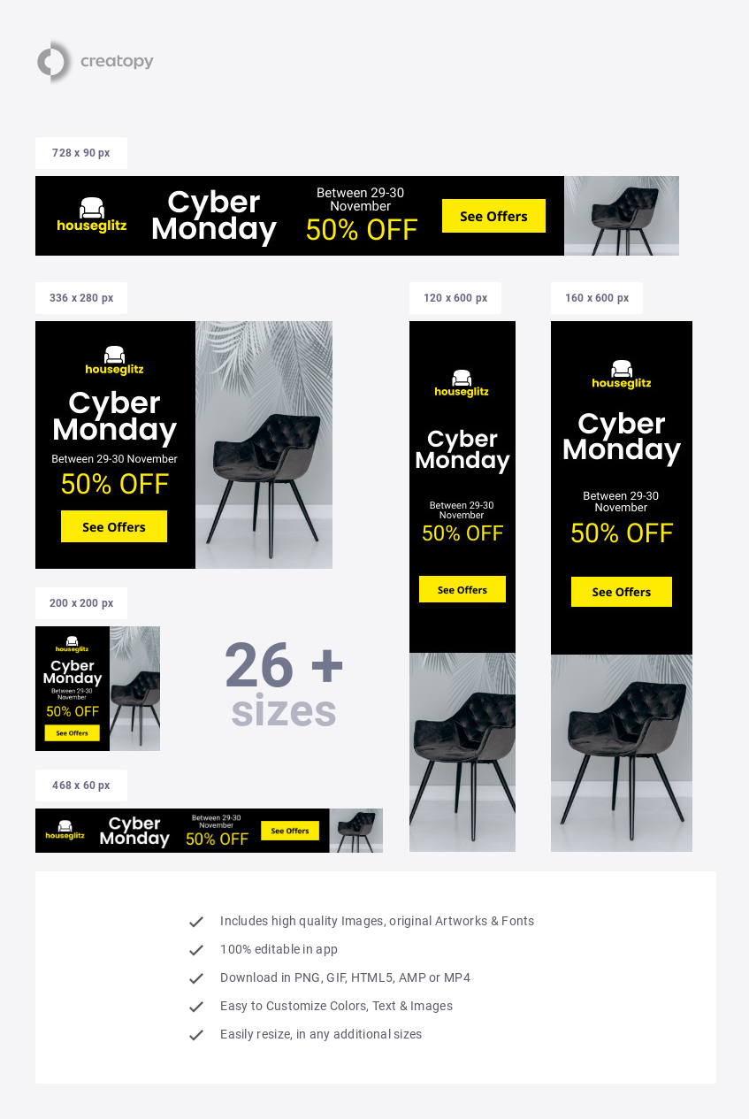 Cyber Monday Black Chair Discounts - display