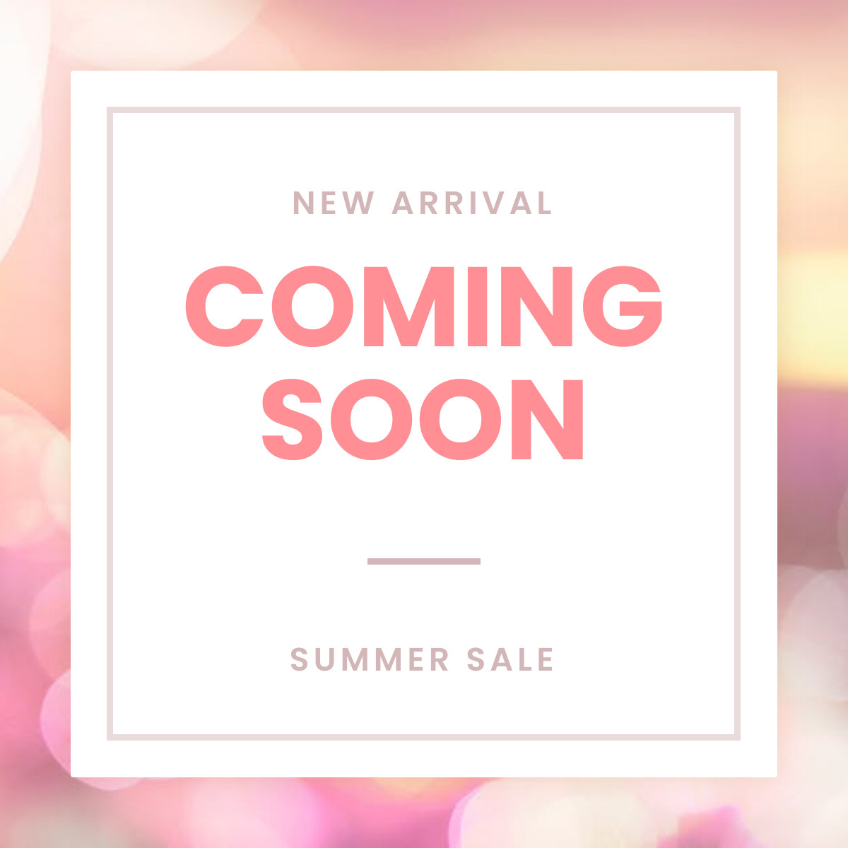 Coming Soon Summer Sale Inline Rectangle 300x250