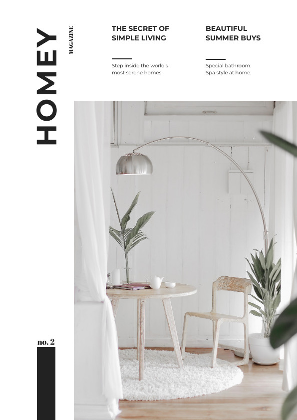 Homey Magazine – Cover Template