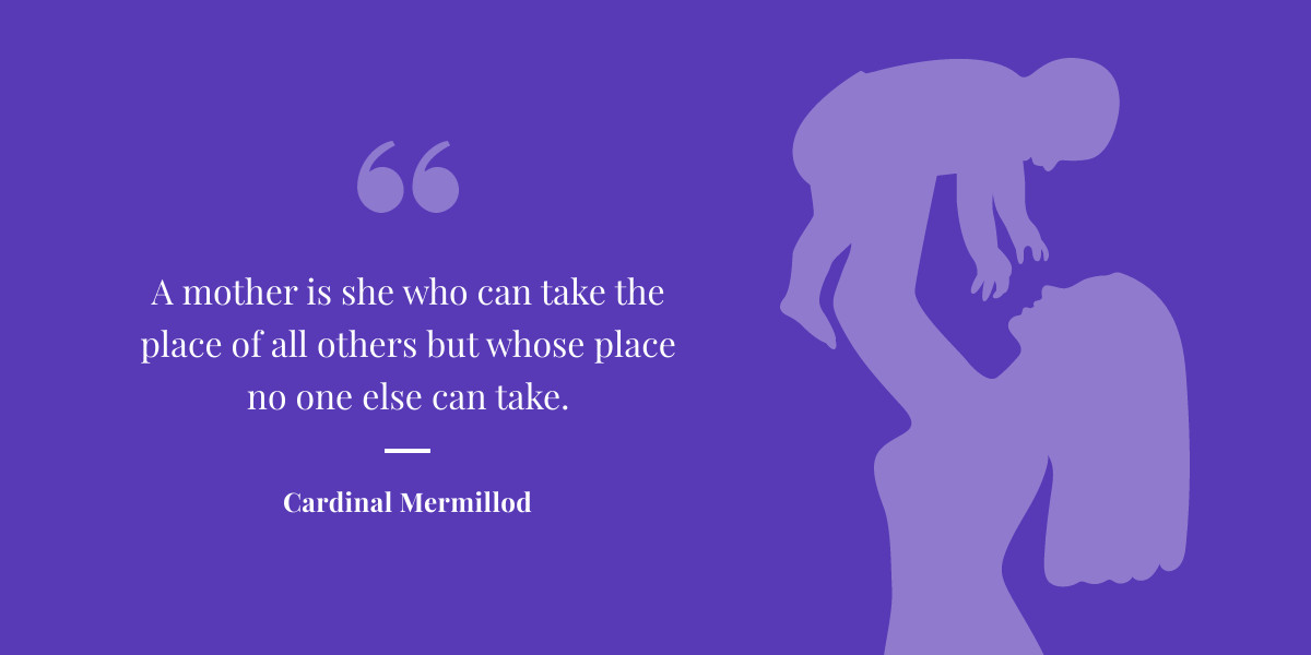 Mother's Day Cardinal Mermillod Quote