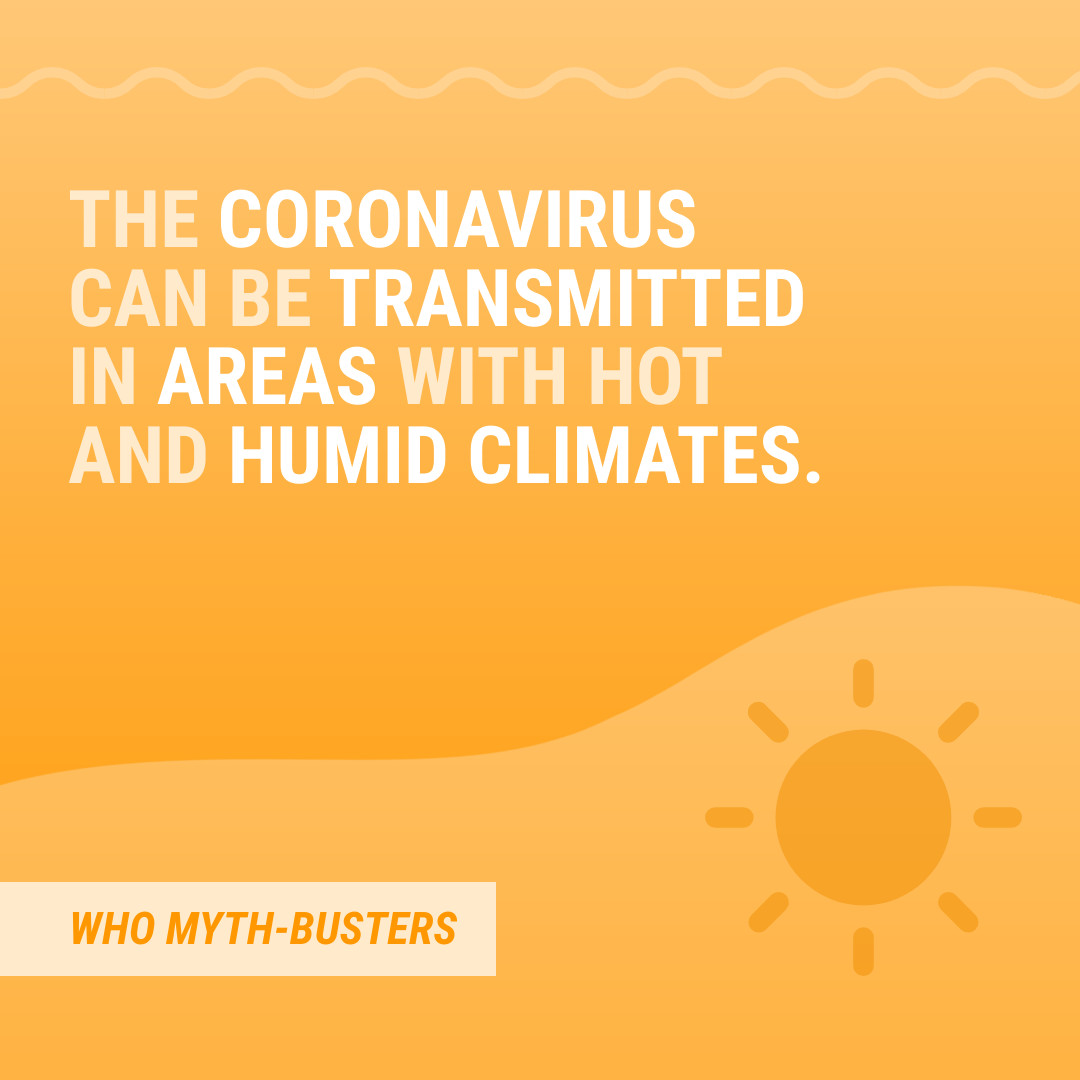 Myth COVID-19 Humid Climates