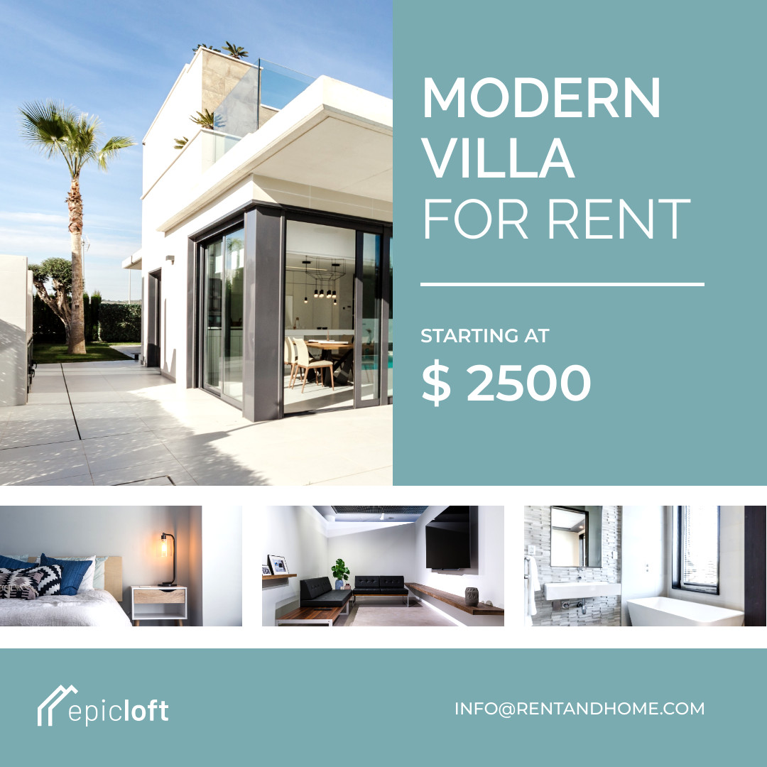 Modern Villa For Rent