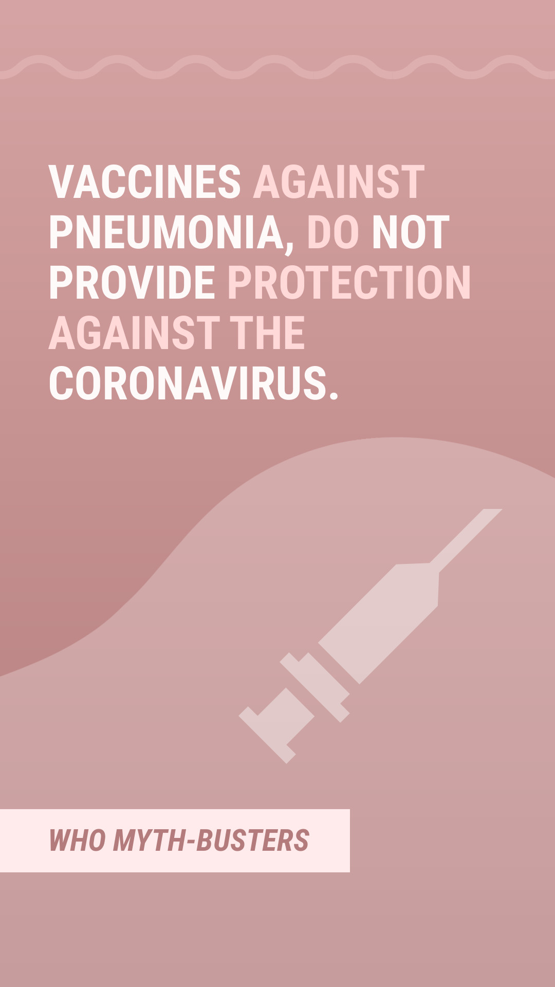 Myth COVID-19 Vaccines Pneumonia