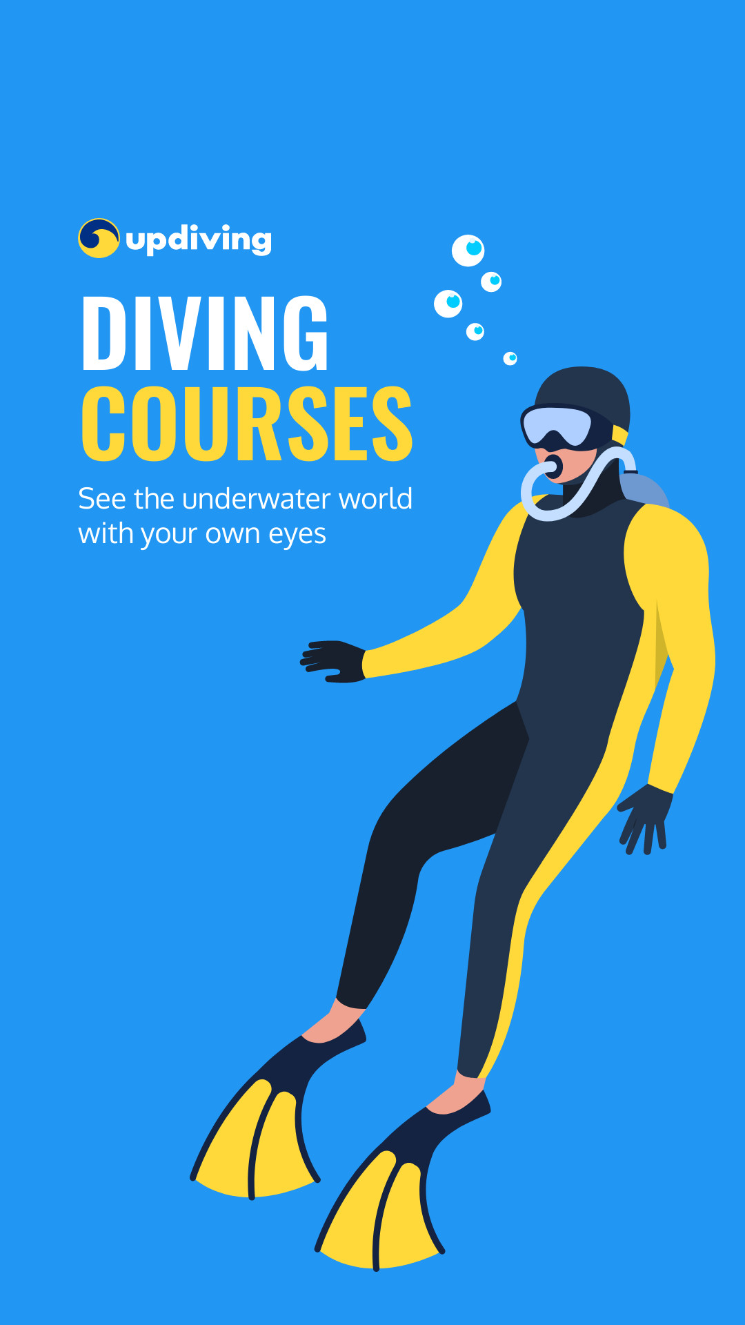 See the Underwater World Diving Courses