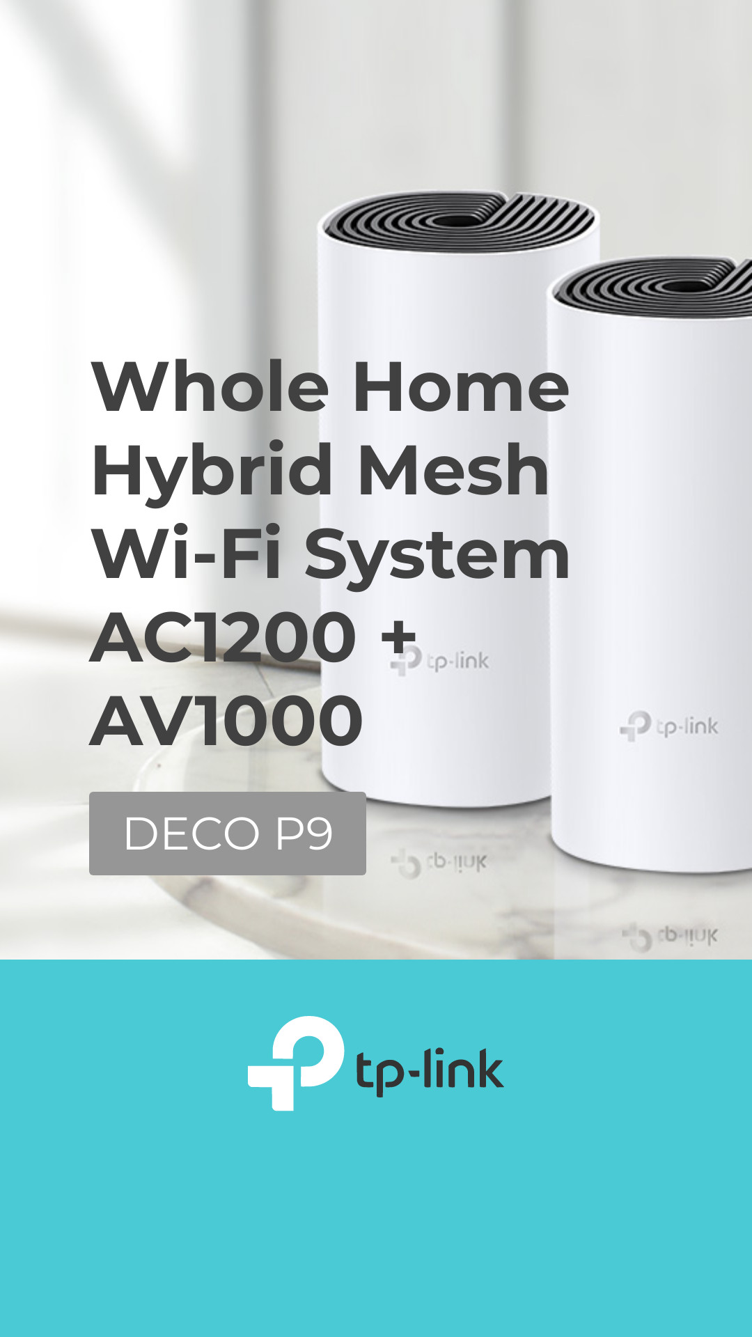 Tp-Link Hybrid Mesh Wi-Fi Deco P9