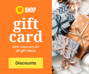 Christmas Gift Card Discount Inline Rectangle 300x250