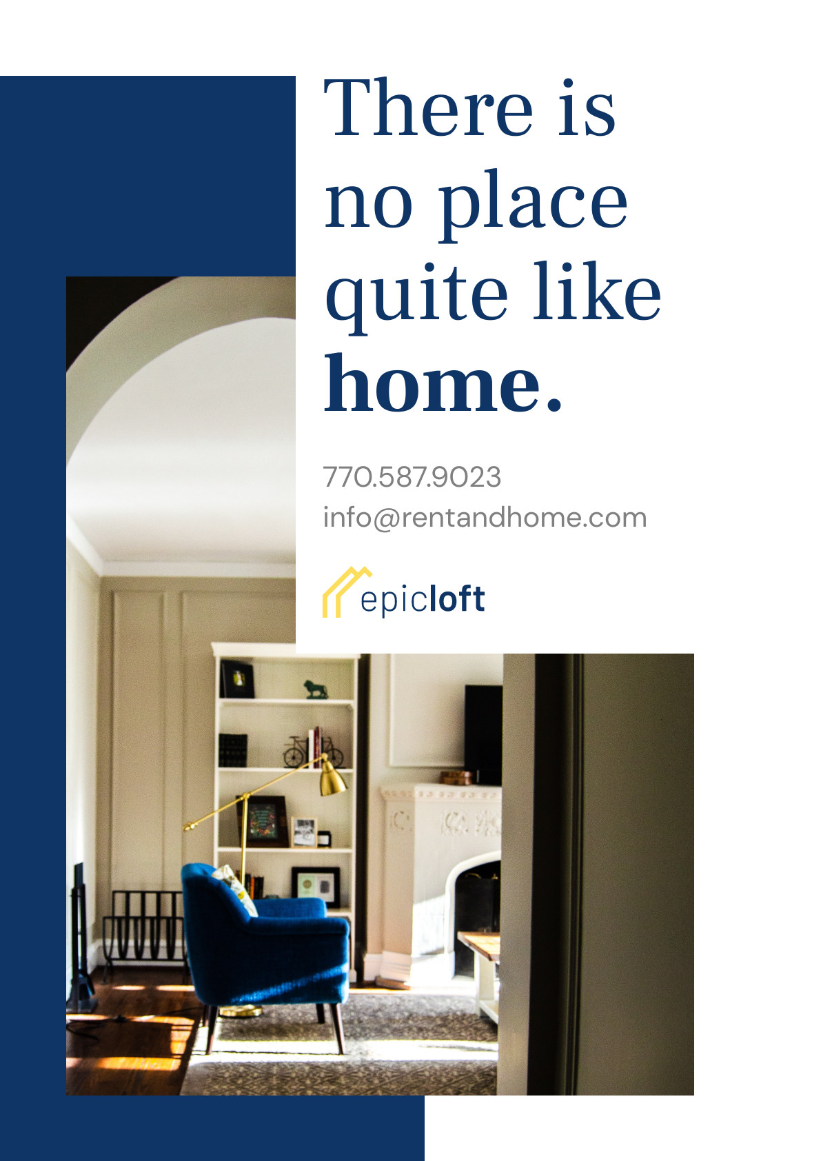 No Place Like Home – Poster Template 1191x1684