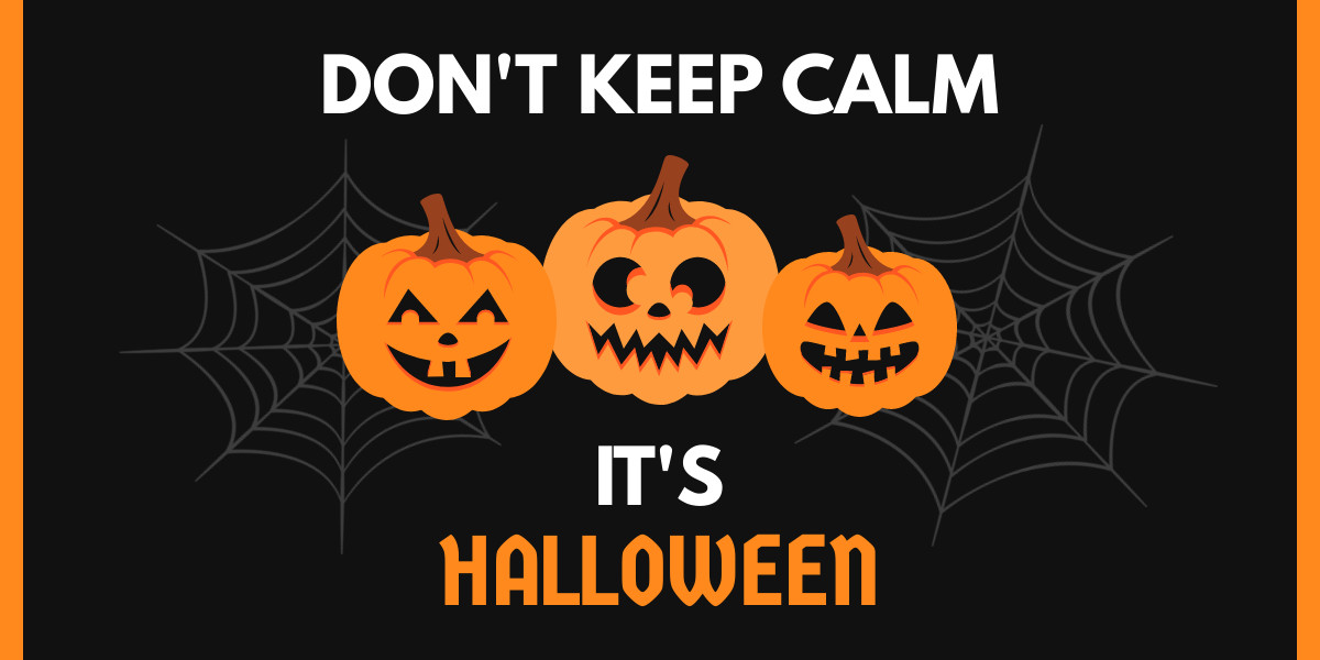 Don't Keep Calm Halloween  Facebook Cover 820x360