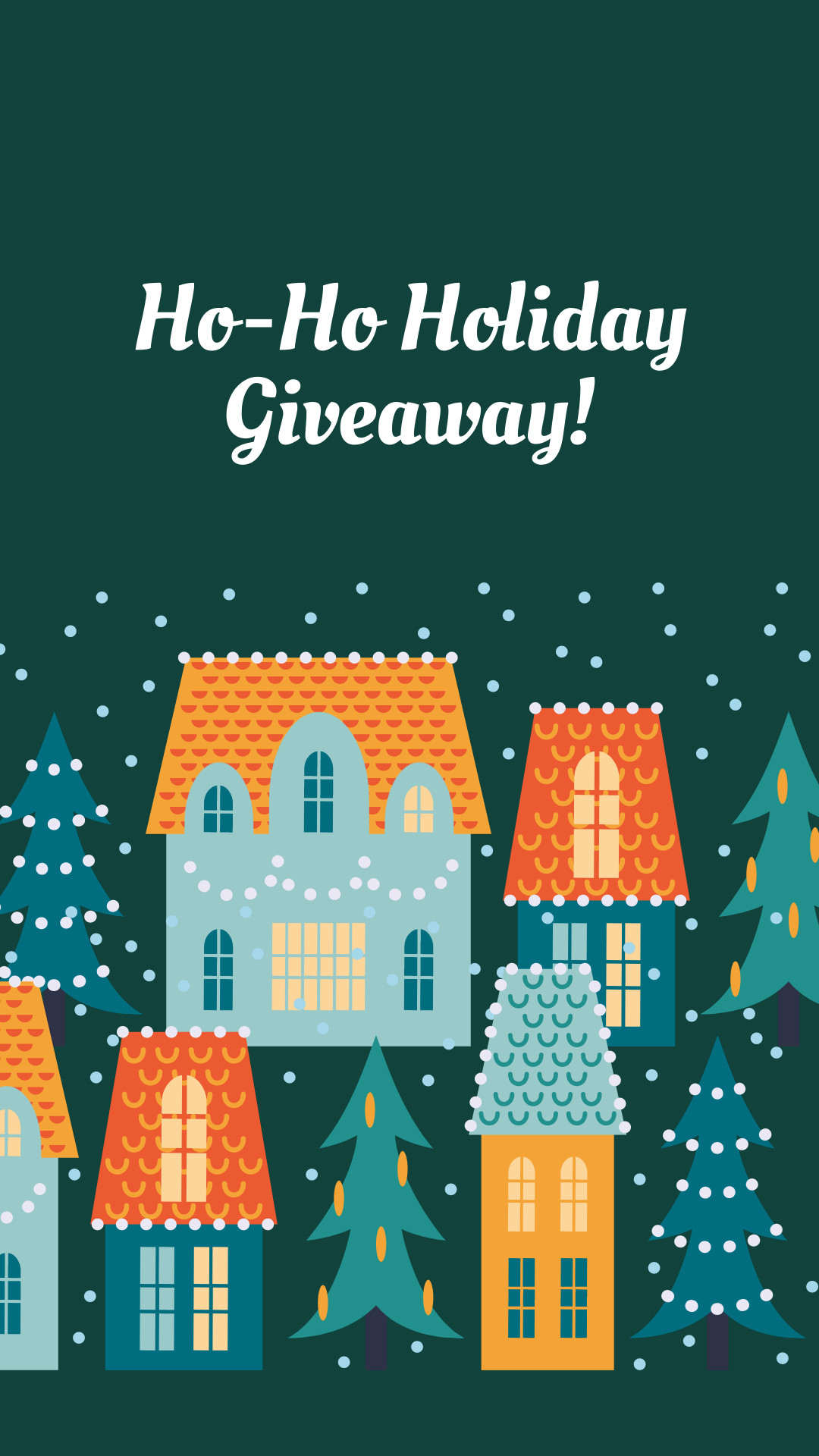 Christmas Giveaway Ad Template