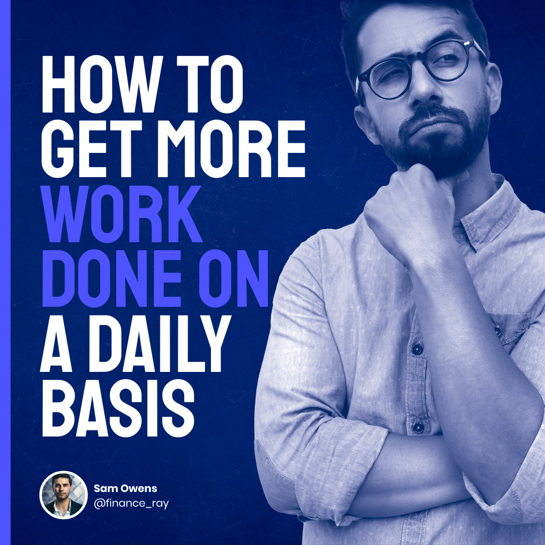 Get More Work Done Carousel Facebook Carousel Ads 1080x1080
