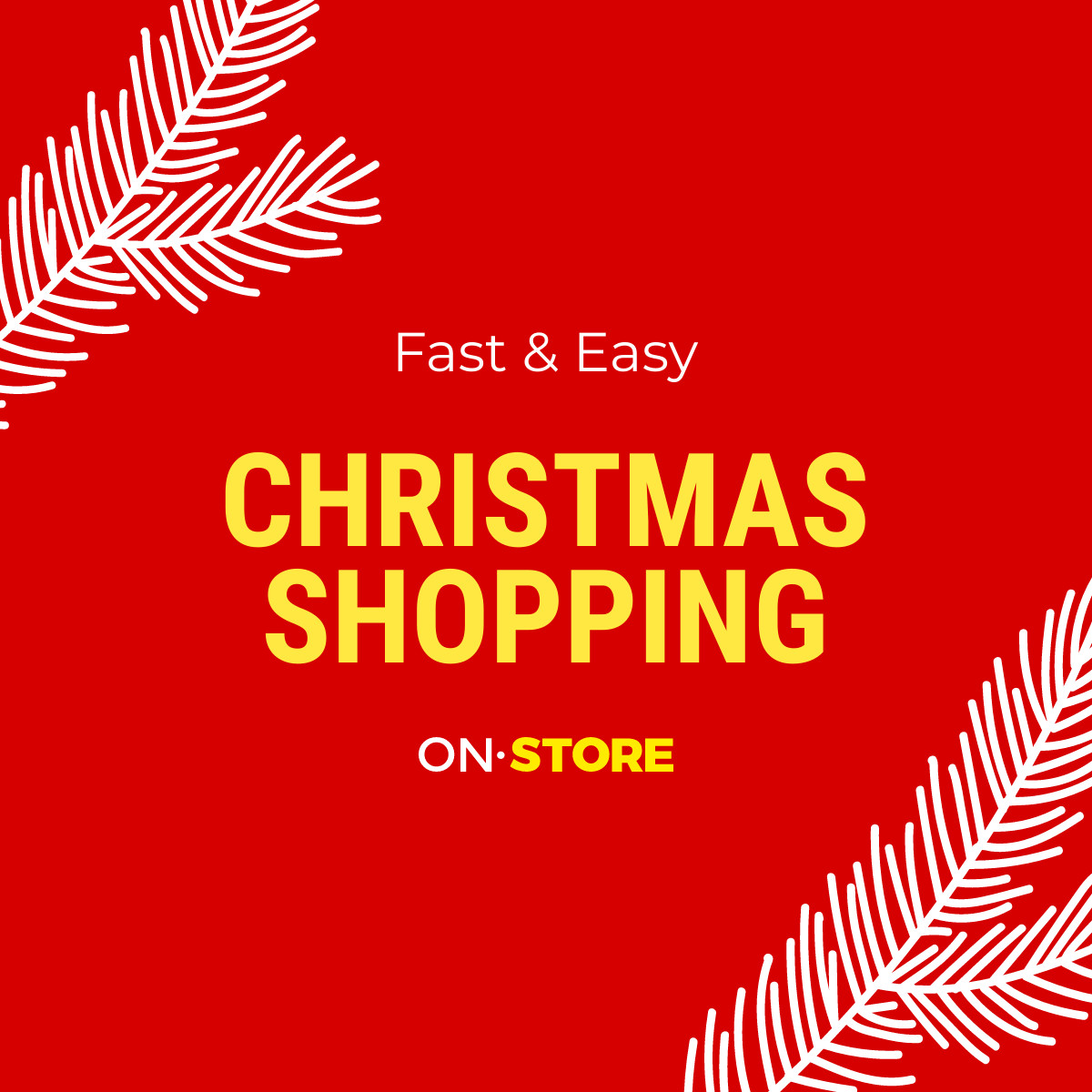 Fast Christmas shopping Inline Rectangle 300x250