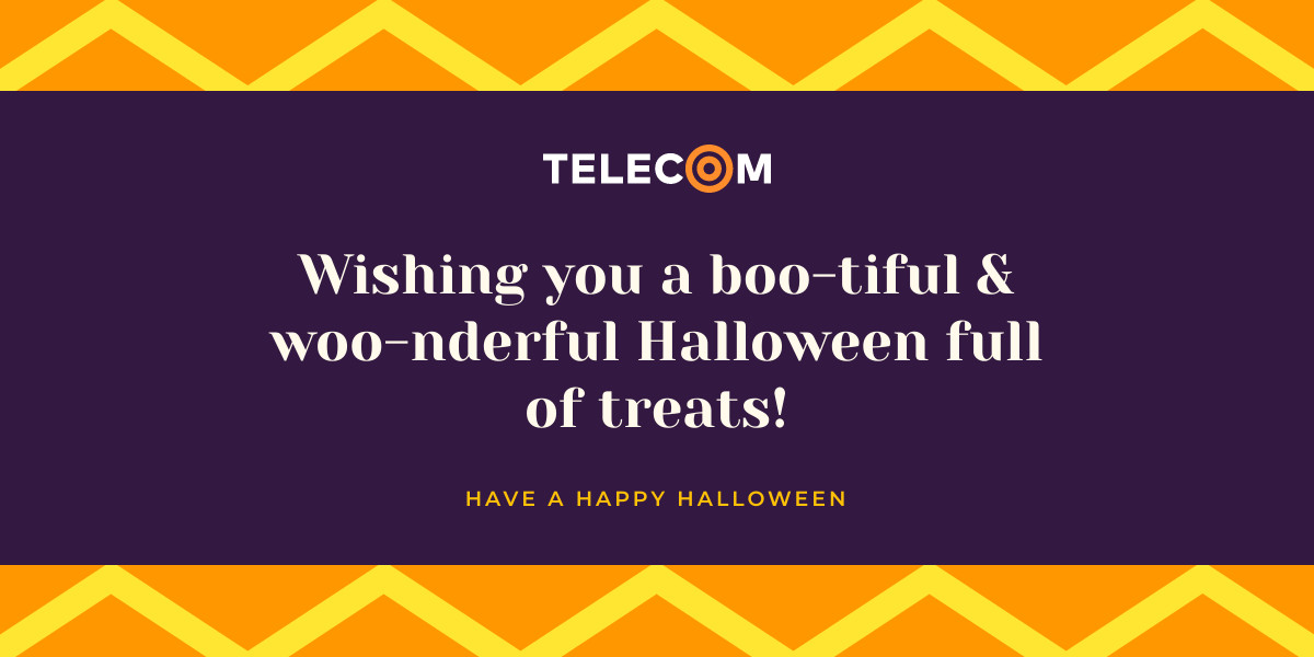 Telecom Bootiful and Woonderful Halloween Facebook Cover 820x360