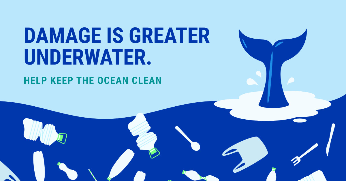 Damage is Greater Underwater Earth Day