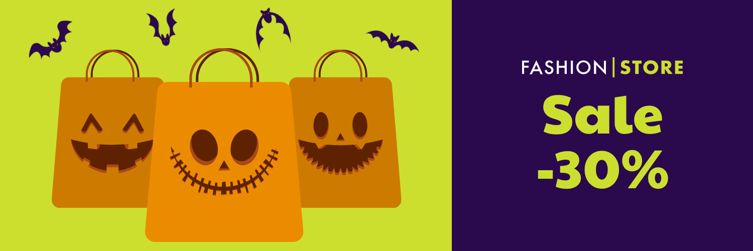 Halloween Shopping Bag Fashion Sale