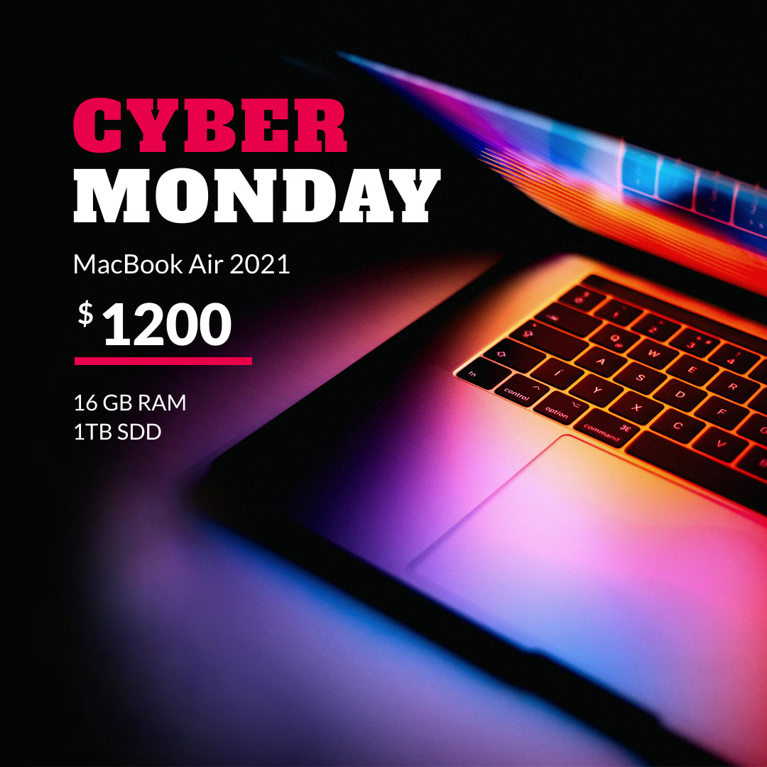 Cyber Monday Colorful MacBook Air