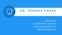 Thomas Dental Clinic – Business Card Template 252x144