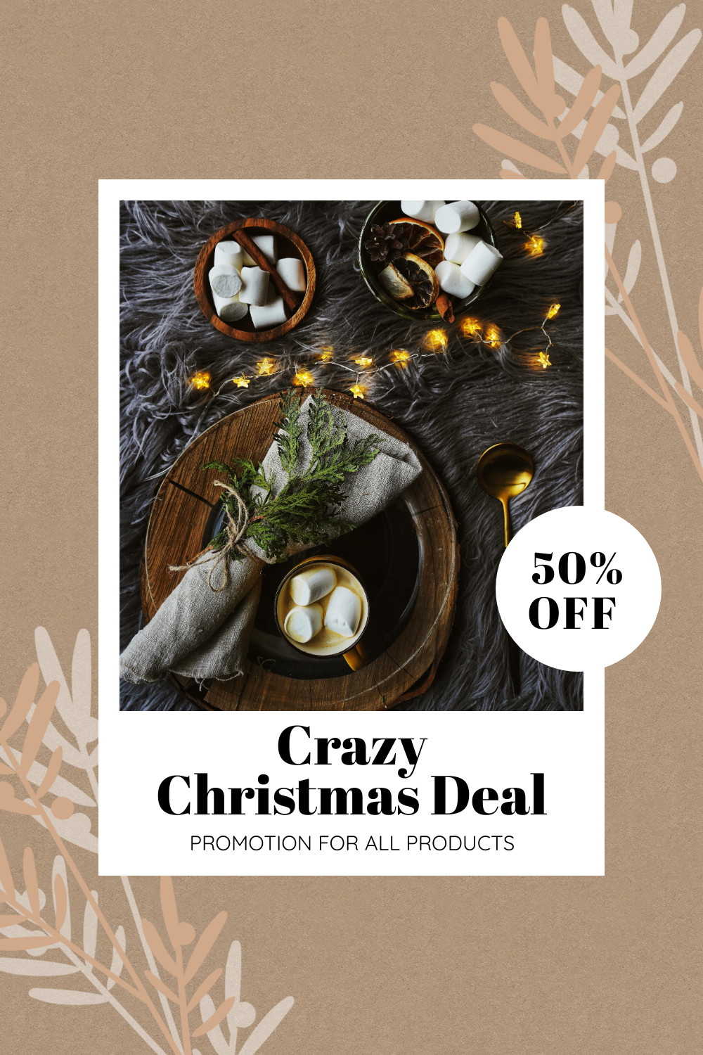 Cozy Crazy Christmas Deal Facebook Cover 820x360