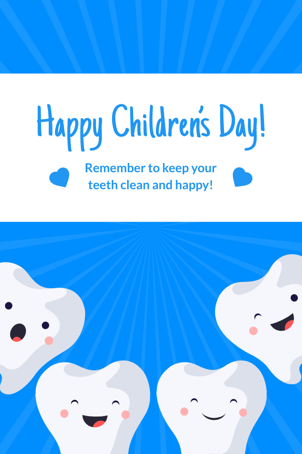 Dental Office Children's Day Facebook Cover 820x360