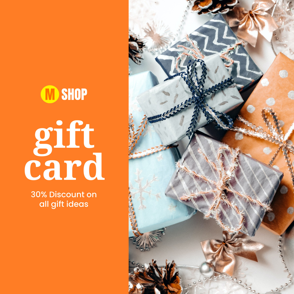 Christmas Gift Card Discount Inline Rectangle 300x250