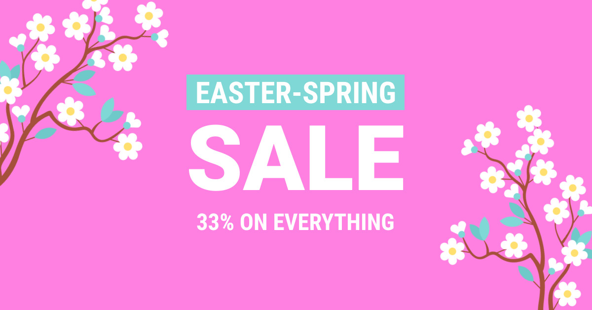 Easter Spring Sale Flower Branch