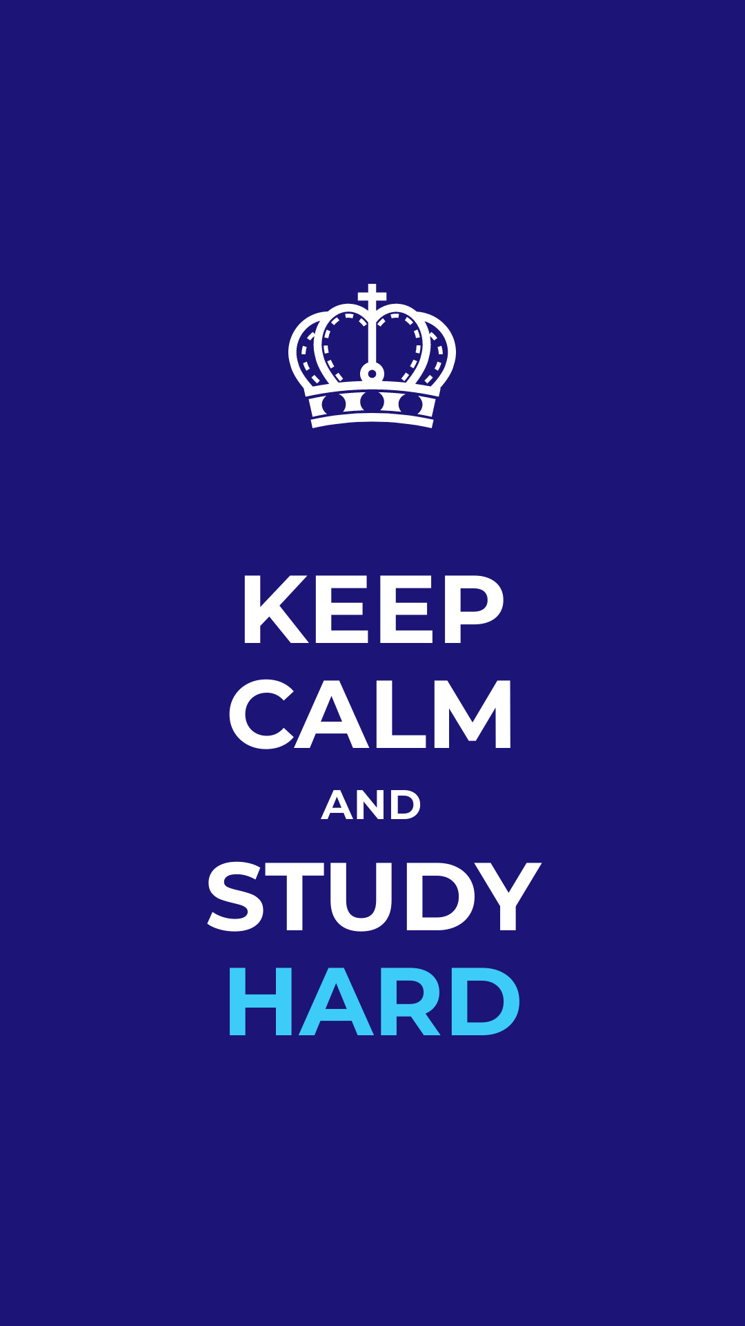 Keep Calm and Study Hard Facebook Sponsored Message 1200x628