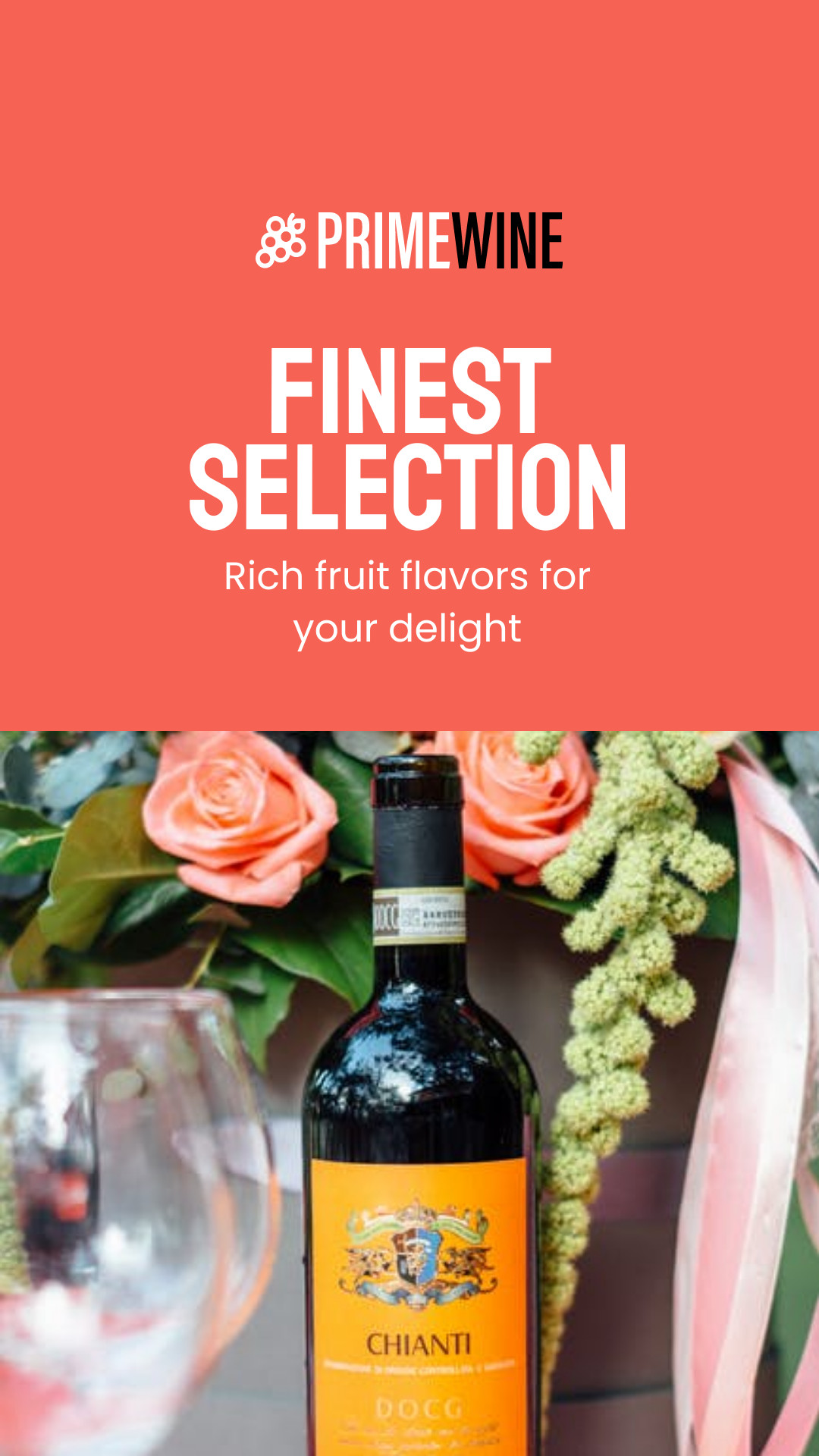Finest Selection of Fruity Wines