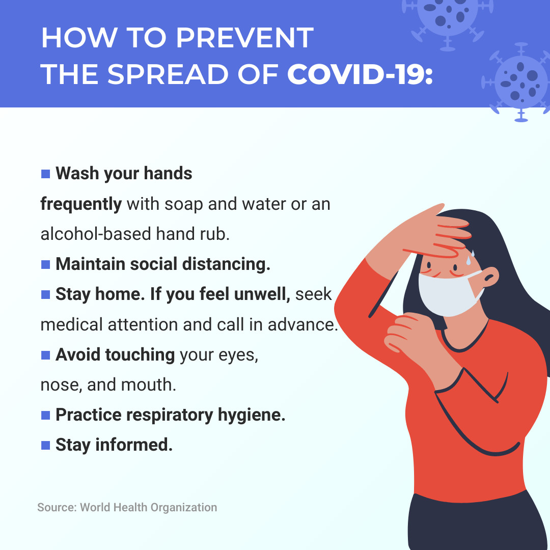 How to Prevent the Spread of Covid-19 Instagram Post 1080x1080