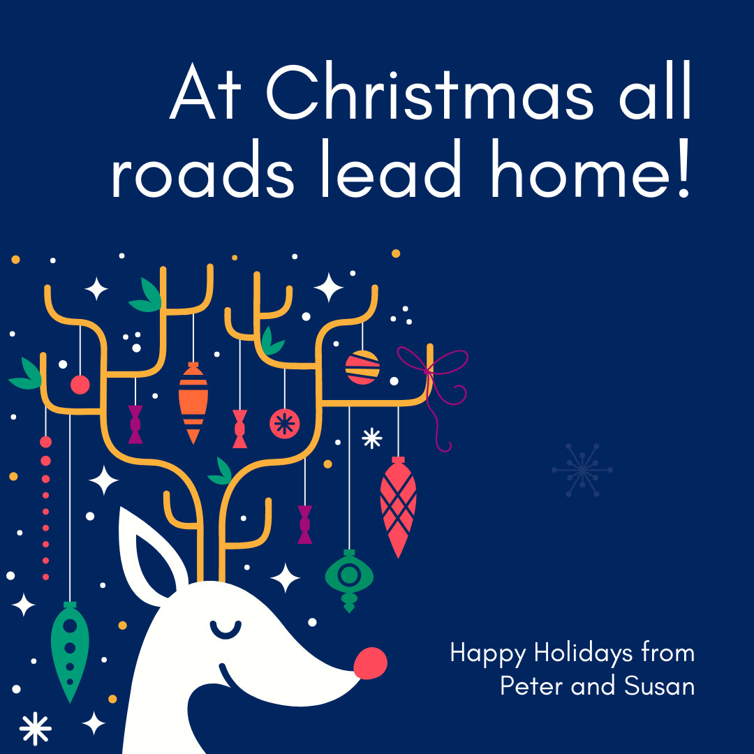 Christmas Reindeer Road 