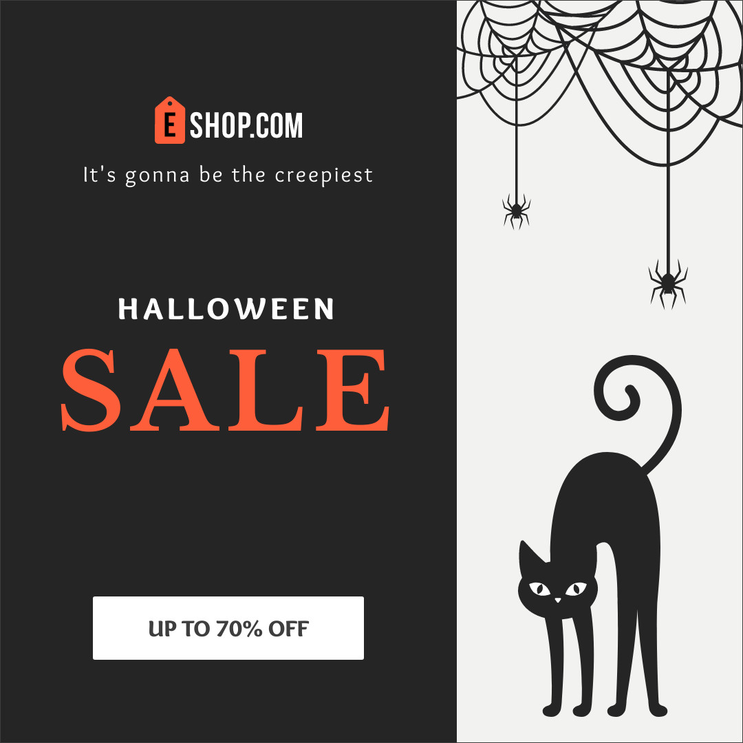 Creepiest Halloween Sale Facebook Cover 820x360