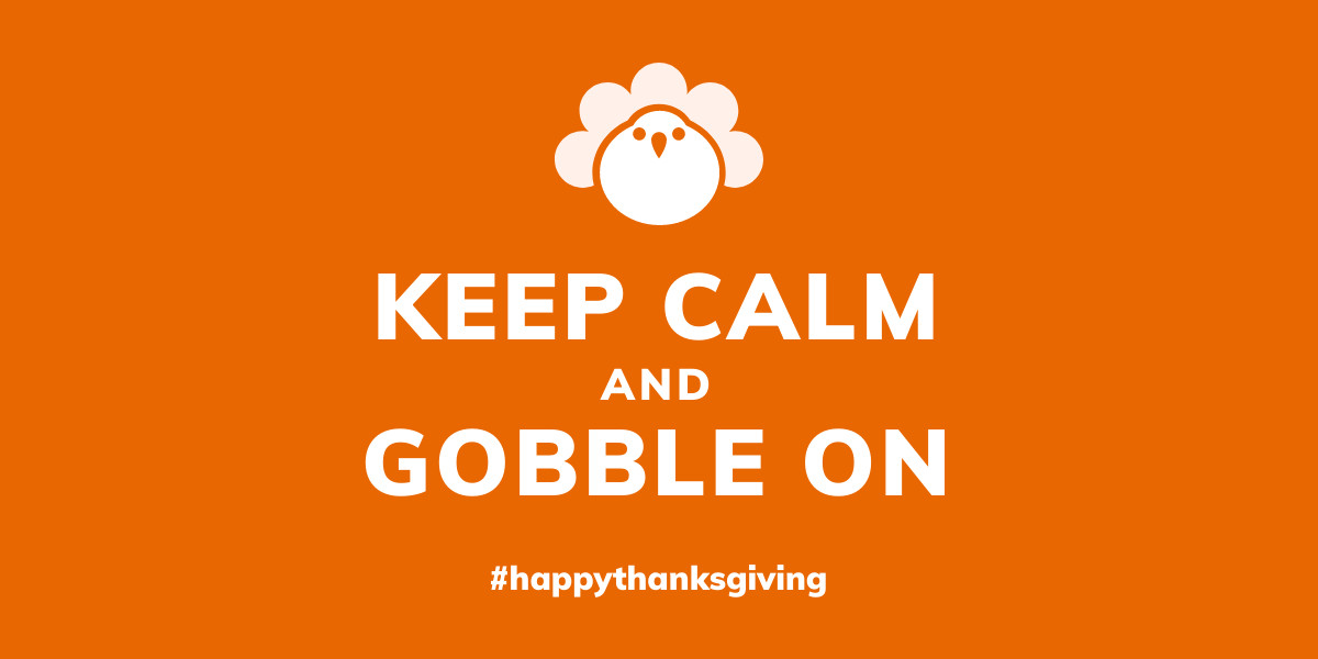 Keep Calm Thanksgiving Ad Template