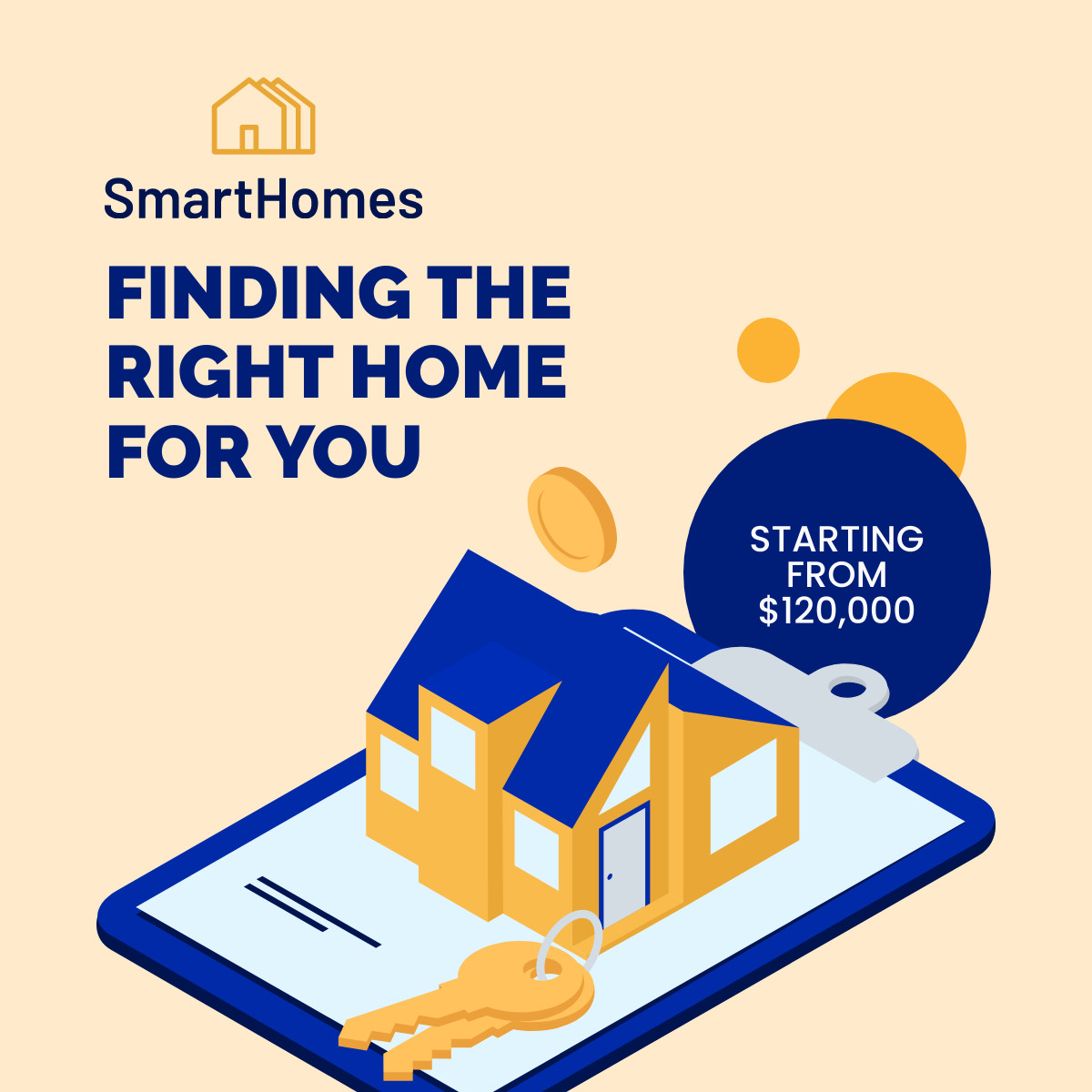 Finding The Right Home Illustration