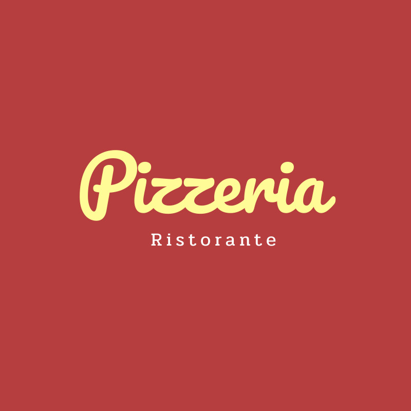 Pizzeria Ristorante – Logo Template 800x800 template