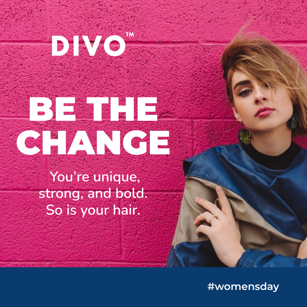 Woman's Day Be the Change 1080x1080 template preview